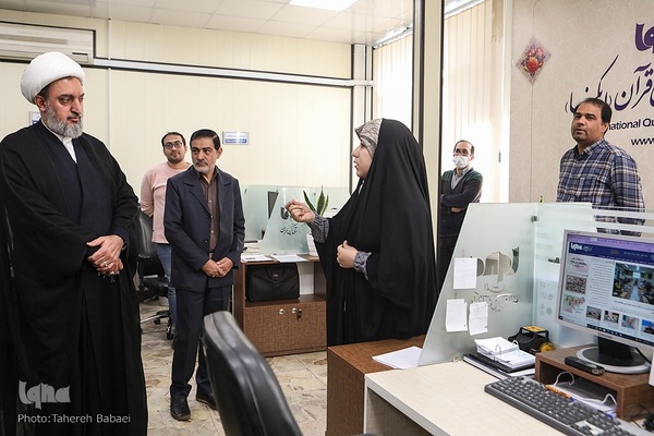 بازدید حجت‌الاسلام والمسلمین حاج ابوالقاسم دولابی از ایکنا 