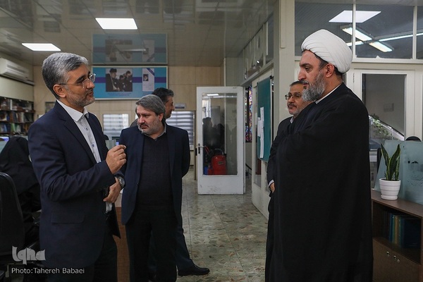 بازدید حجت‌الاسلام والمسلمین حاج ابوالقاسم دولابی از ایکنا 