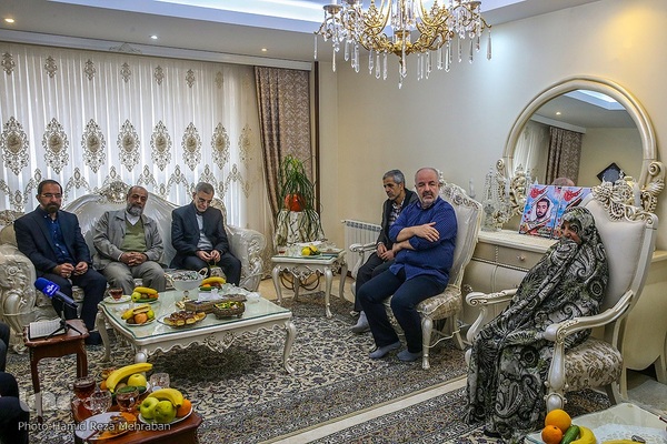 دیدار با خانواده شهیدان اربابی و شعبانلو