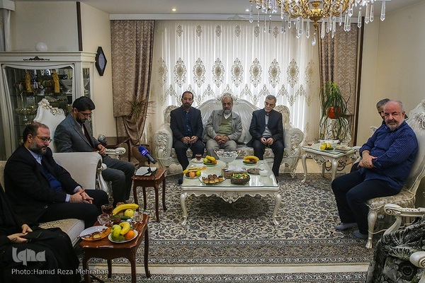 دیدار با خانواده شهیدان اربابی و شعبانلو