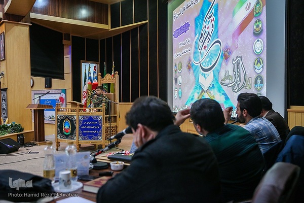 افتتاحیه مرحله نهایی بیست و یکمین دوره مسابقات قرآن دانشجویان دانشگاه های افسری آجا