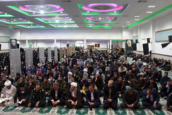 مراسم بزرگداشت سومین سالگرد شهادت سردار سپهبد شهید قاسم سلیمانی در حسینیه شهدای گمنام سپاه قائم آل محمد (عج) سمنان