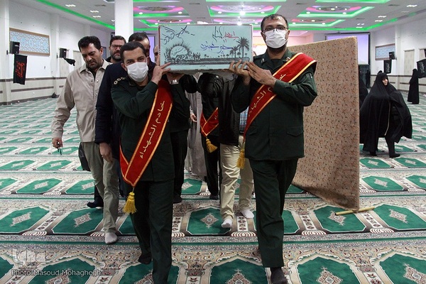 مراسم بزرگداشت سومین سالگرد شهادت سردار سپهبد شهید قاسم سلیمانی در حسینیه شهدای گمنام سپاه قائم آل محمد (عج) سمنان