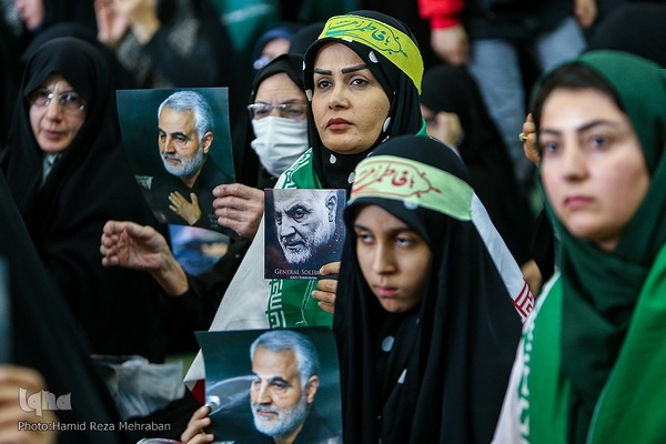 بزرگداشت شهادت سردار سلیمانی در مصلی تهران