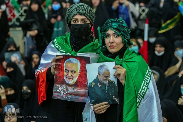 بزرگداشت شهادت سردار سلیمانی در مصلی تهران