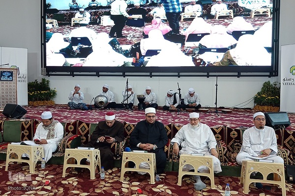 محفل قرآنی با حضور شیخ المصراوی در جشنواره رستو