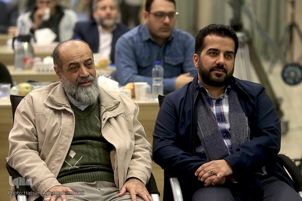 مهدی سیفی، رئیس شورای عالی قرآن شهرداری تهران و علی اکبر رضاییان
مدیر مجتمع امام خمینی، آیین افتتاحیه هفدهمین نشست تخصی استادان، قاریان و حافظان ممتاز قرآن کریم