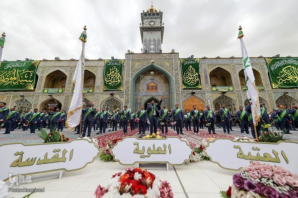 آیین دعا خوانی خدام علوی به مناسبت سالروز ولادت امیرالمومنین حضرت علی (ع) 