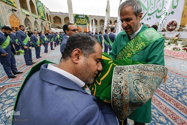 آیین دعا‌خوانی خدام علوی به مناسبت سالروز ولادت امیرالمومنین حضرت علی (ع) 