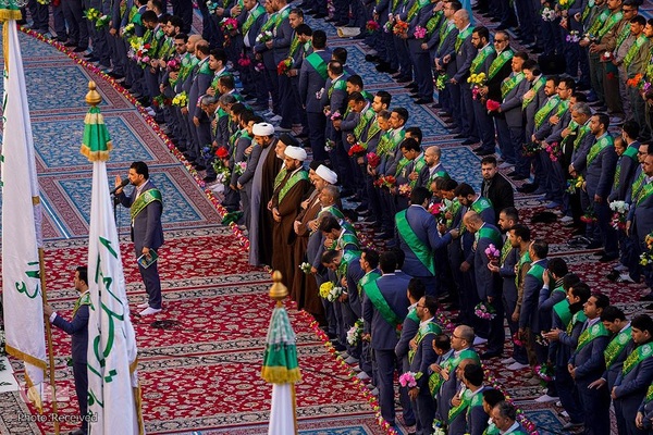 آیین دعا‌خوانی خدام علوی به مناسبت سالروز ولادت امیرالمومنین حضرت علی (ع) 