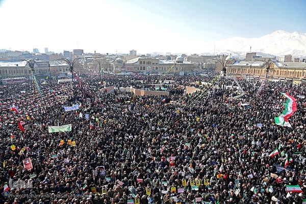 راهپیمایی 22بهمن در همدان