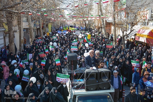 راهپیمایی یوم‌الله ۲۲بهمن در محلات 