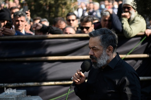 مراسم تشییع و خاکسپاری پیکر آتش نشان شهید «قریب رضا دارابی»