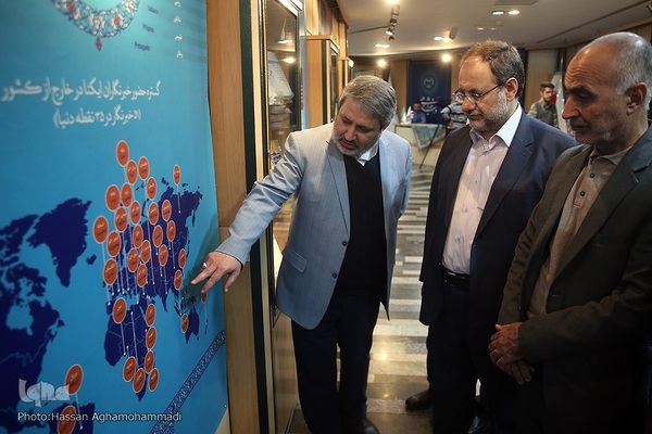 بازدید سیدنظام‌الدین موسوی، سخنگوی هیئت رئیسه مجلس شورای اسلامی از نمایشگاه «جهاددانشگاهی؛ الگوی ایرانی ـ اسلامی پیشرفت دانش‌بنیان» 