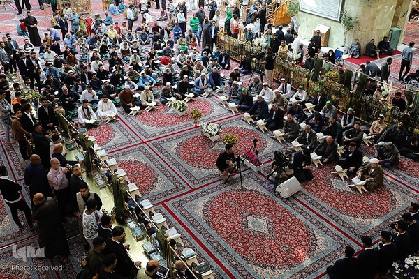 محفل انس با قرآن «عرش تلاوت» در حرم مطهر عباسی