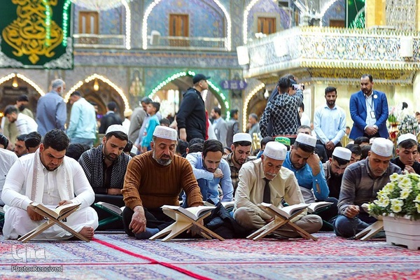 محفل انس با قرآن «عرش تلاوت» در حرم مطهر عباسی
