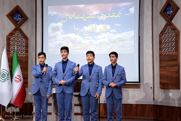 مراسم تجلیل از سینا طباخی، نفر اول رشته حفظ کل مسابقات بین المللی قرآن کریم در تبریز