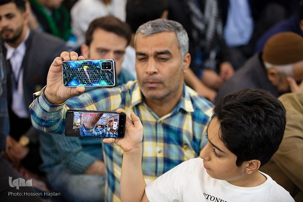 مراسم تحویل سال نو در حرم امام حسین(ع)