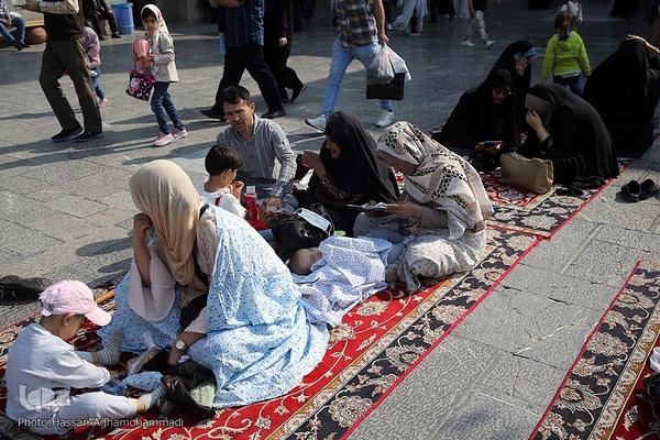 حرم عبدالعظیم حسنی (ع) در بهار جانها