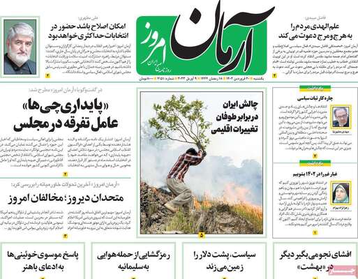 روزنامه آرمان امروز