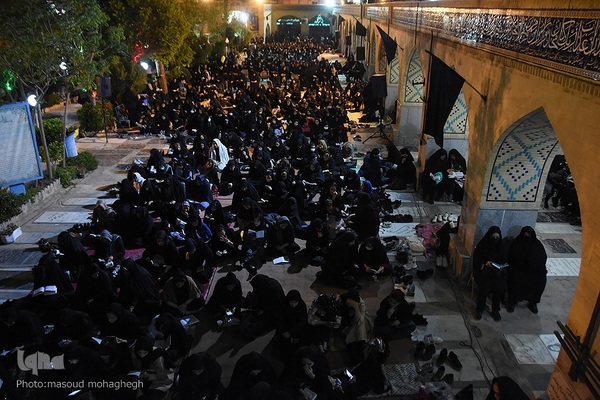 مراسم احیای شب نوزدهم ماه مبارک رمضان رمضان در امامزاده علی بن جعفر صادق(ع) سمنان‎ 