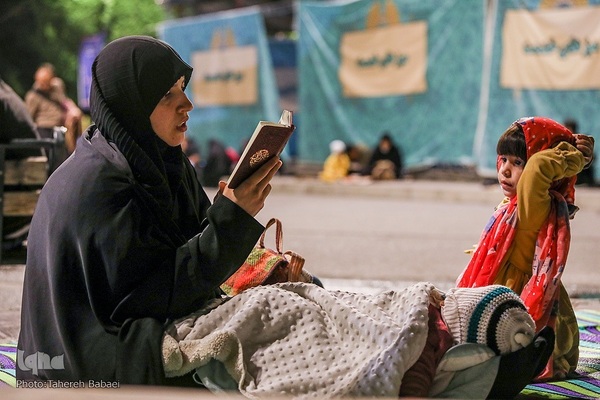 مراسم احیای شب نوزدهم ماه مبارک رمضان رمضان در مسجد دانشگاه تهران