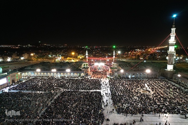 مراسم احیای شب نوزدهم ماه مبارک رمضان در مسجد مقدس جمکران قم