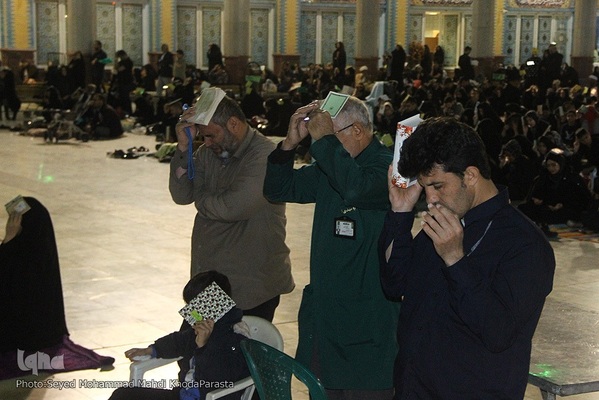 مراسم احیای شب نوزدهم ماه مبارک رمضان در مسجد مقدس جمکران قم