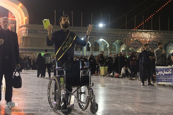 مراسم احیای شب نوزدهم ماه مبارک رمضان در مسجد مقدس جمکران قم