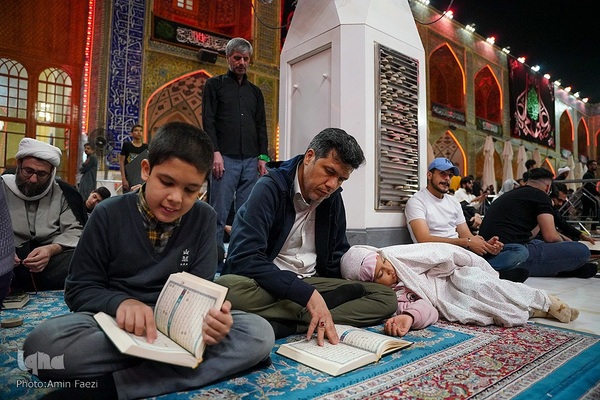 احیا در حرم امام علی‎‎