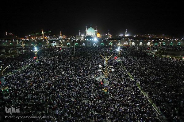 مراسم احیای شب بیست‌ویکم ماه مبارک رمضان در حرم مطهر رضوی