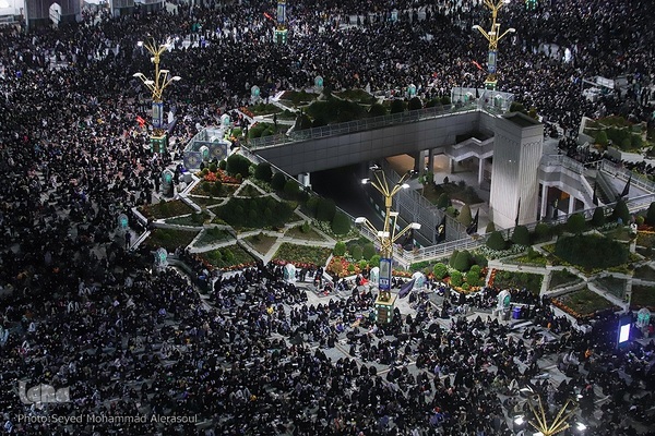 مراسم احیای شب بیست‌ویکم ماه مبارک رمضان در حرم مطهر رضوی