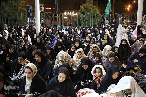 مراسم احیای شب ۲۱ رمضان در حرم امامزاده عبدالله (ع) همدان