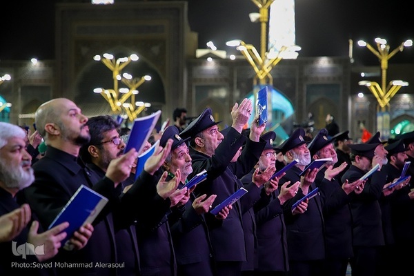 مراسم احیای شب بیست‌ و یکم ماه مبارک رمضان در حرم مطهر رضوی 