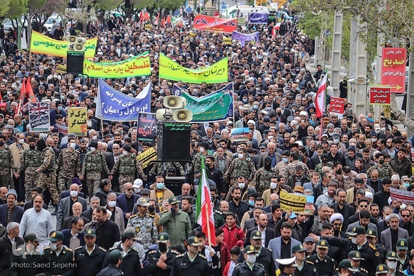 راهپیمایی روز قدس در سراسر ایران