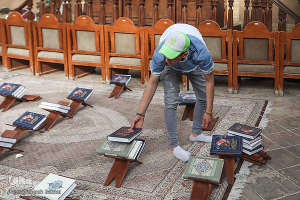 ترتیل‌خوانی قرآن در خانه مدرس