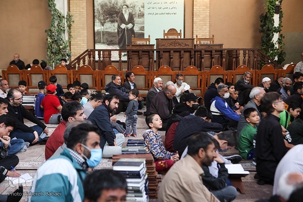 ترتیل‌خوانی قرآن در خانه مدرس