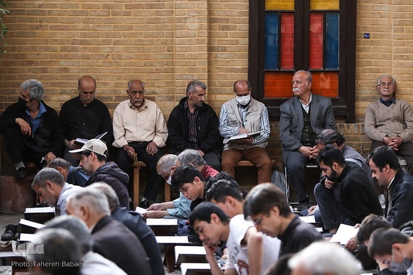 ترتیل‌خوانی قرآن در خانه مدرس