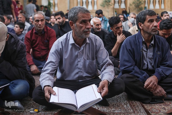 ترتیل‌خوانی قرآن در خانه مدرس