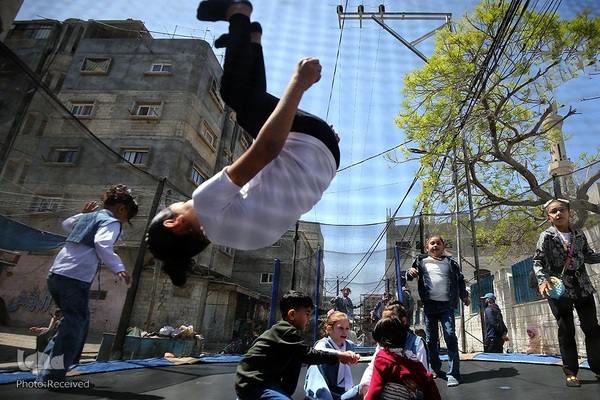جشن عید سعید فطر در غزه