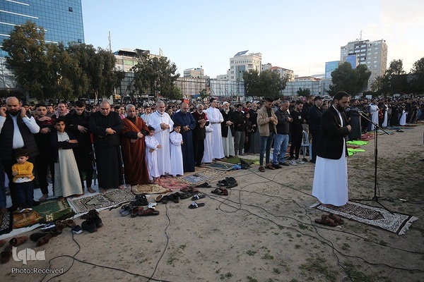 جشن عید سعید فطر در غزه