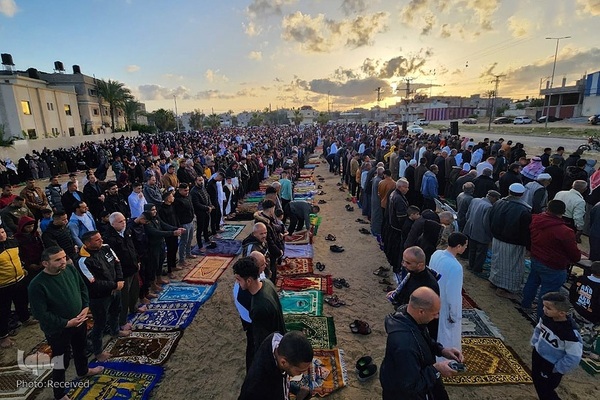 جشن عید سعید فطر در غزه