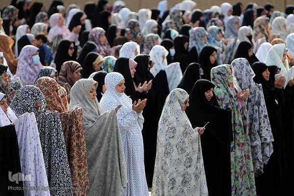 نماز عید سعید فطر در جوار حرم مطهر حضرت عبدالعظیم حسنی علیه‌السلام