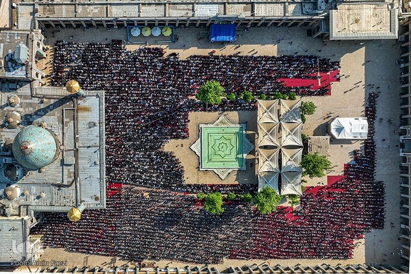 نماز عید سعید فطر در حرم حضرت شاهچراغ(ع) شیراز