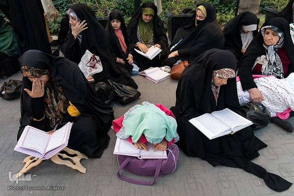 جزءخوانی قرآن درجشنواره لاله‏‌های کرج‎‎