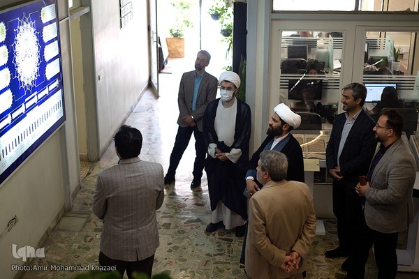 بازدید حجت الاسلام والمسلمین علی تقی زاده، رئیس سازمان دارالقرآن الکریم از ایکنا