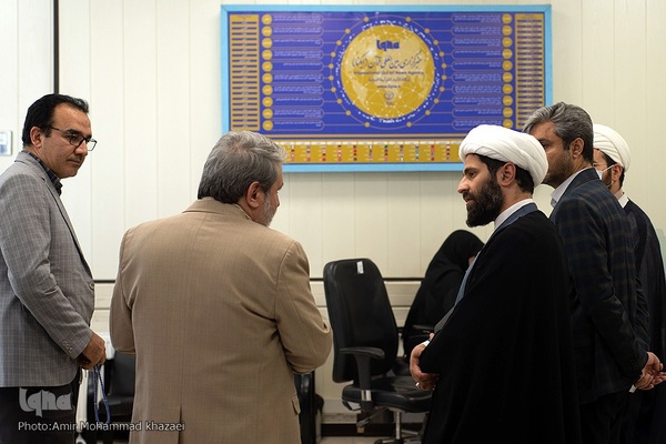 بازدید حجت الاسلام والمسلمین علی تقی زاده، رئیس سازمان دارالقرآن الکریم از ایکنا
