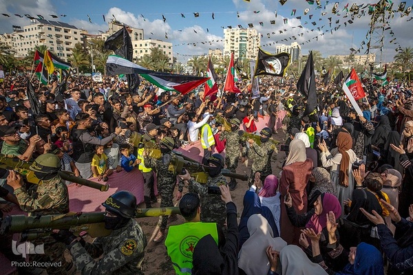 مراسم بزرگداشت شهدای نبرد «خون آزادگان» در غزه