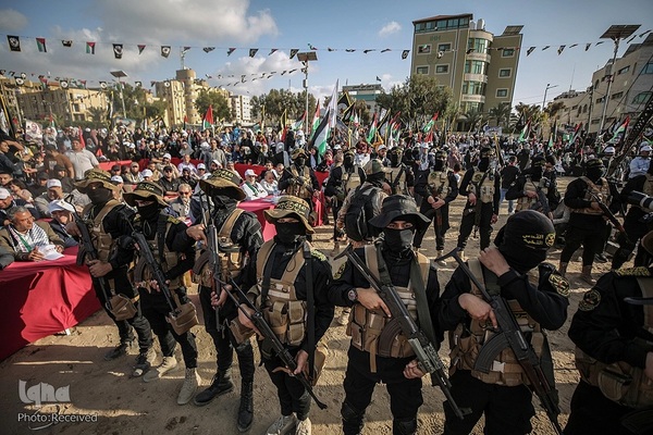 مراسم بزرگداشت شهدای نبرد «خون آزادگان» در غزه