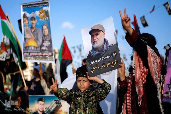 مراسم بزرگداشت شهدای نبرد «خون آزادگان» در غزه